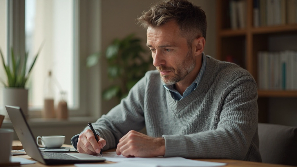 Записная книжка с целями и плана сбережений на столе