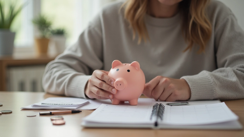 Копилка и банковская карта символизируют накопление и сбережения