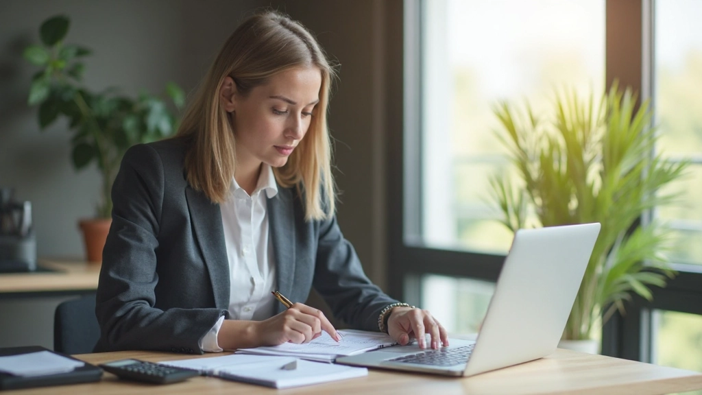 Профессиональное рабочее пространство с планированием финансов и калькулятором
